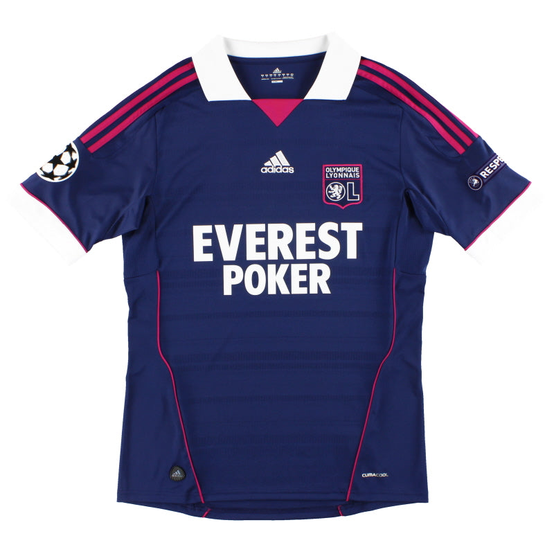 2011-12 Lyon adidas CL Away Shirt Kone #4 *Mint* M V13362