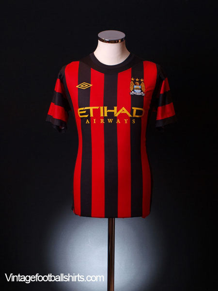 2011-12 Manchester City Away Shirt L Football Shirt