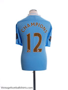 2011-12 Manchester City Home Shirt Champions #12 XL Football Shirt