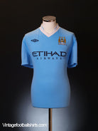 2011-12 Manchester City Home Shirt S Football Shirt