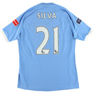 2011-12 Manchester City Umbro Womens Home Shirt Silva #21 M Football Shirt