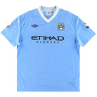 2011-12 Manchester City Umbro Home Shirt XL Football Shirt