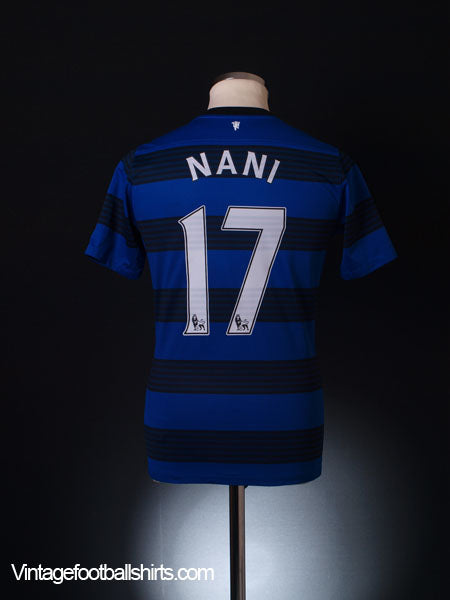 2011-12 Manchester United Away Shirt Nani #17 XL Football Shirt