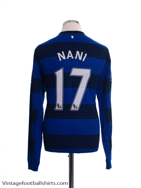 2011 12 Manchester United Away Shirt Nani #17 L S L
