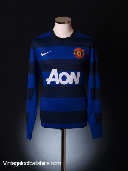 2011-12 Manchester United Away Shirt L/S S Football Shirt