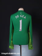 2011-12 Manchester United Goalkeeper Shirt De Gea #1 S Football Shirt