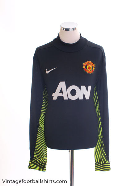 2011-12 Manchester United Goalkeeper Shirt L Football Shirt