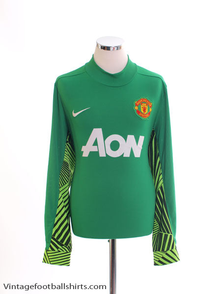 2011-12 Manchester United Goalkeeper Shirt M Football Shirt