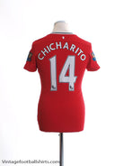 2011-12 Manchester United Nike Home Shirt Chicharito #14 Womens M Football Shirt