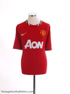2011-12 Manchester United Home Shirt L Football Shirt