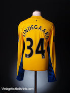 2011-12 Manchester United Match Issue Goalkeeper Shirt Lindegaard #34 Football Shirt