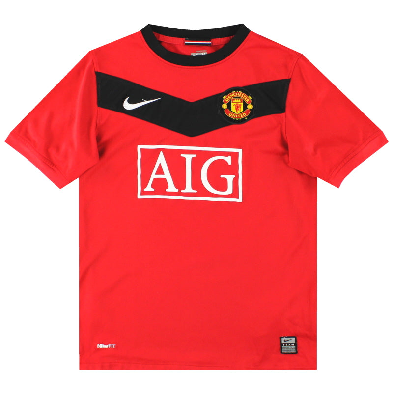 2011-12 Manchester United Nike Home Shirt M.Boys Football Shirt