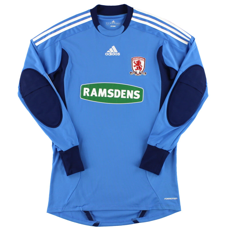 2011-12 Middlesbrough adidas Player Issue Goalkeeper Shirt L/S S Football Shirt