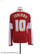 2011-12 Middlesbrough Home Shirt Juninho #10 L/S L Football Shirt