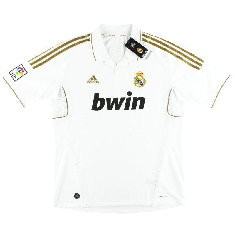 2011-12 Real Madrid adidas Home Shirt *w/tags* XL Football Shirt