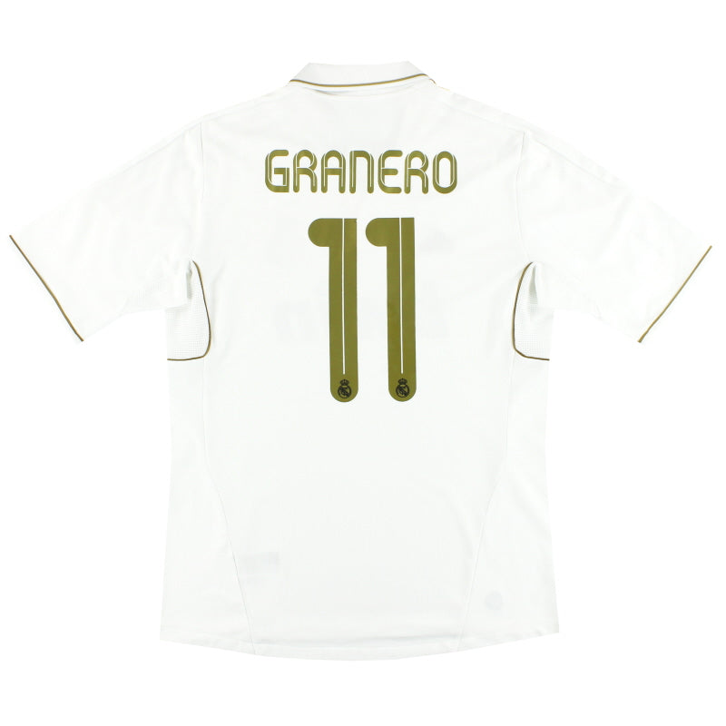 2011-12 Real Madrid Home Shirt Granero #11 L Football Shirt