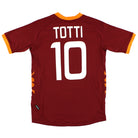 2011-12 Roma Home Shirt Totti #10 XL.Boys Football Shirt