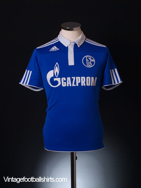 2011-12 Schalke Home Shirt *Mint* XL.Boys Football Shirt