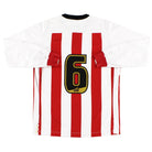 2011-12 Southampton Match Issue Academy Home Shirt #6 L/S S Football Shirt
