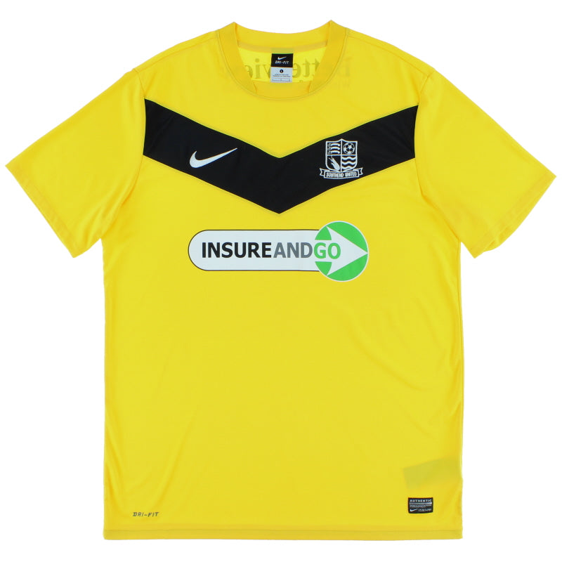 2011-12 Southend United Away Shirt L Football Shirt