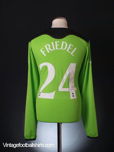2011-12 Tottenham Goalkeeper Shirt Friedel #24 L/S XL Football Shirt