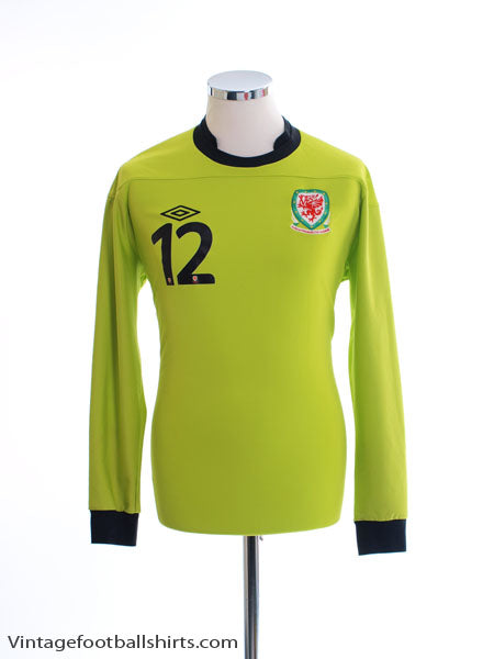 2011-12 Wales Goalkeeper Shirt #12 L Football Shirt