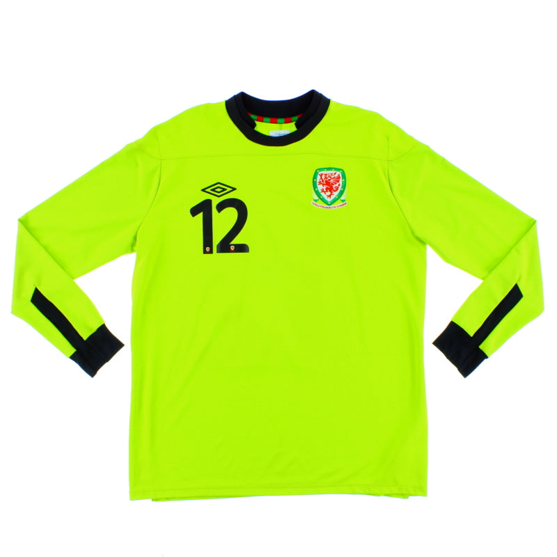 2011-12 Wales Goalkeeper Shirt #12 L Football Shirt
