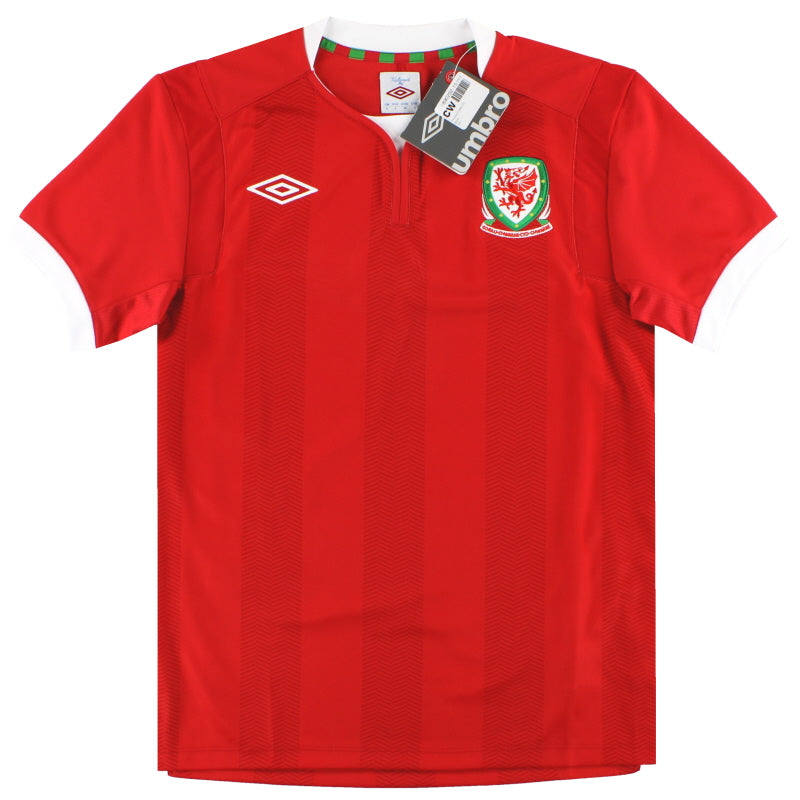 2011-12 Wales Umbro Home Shirt *w/tags* S Football Shirt