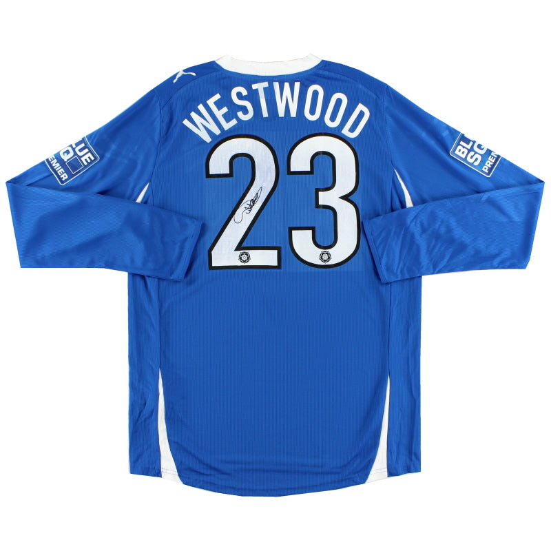 2011-12 Wrexham Puma Match Worn Signed Away Shirt Westwood #23 L/S L Football Shirt