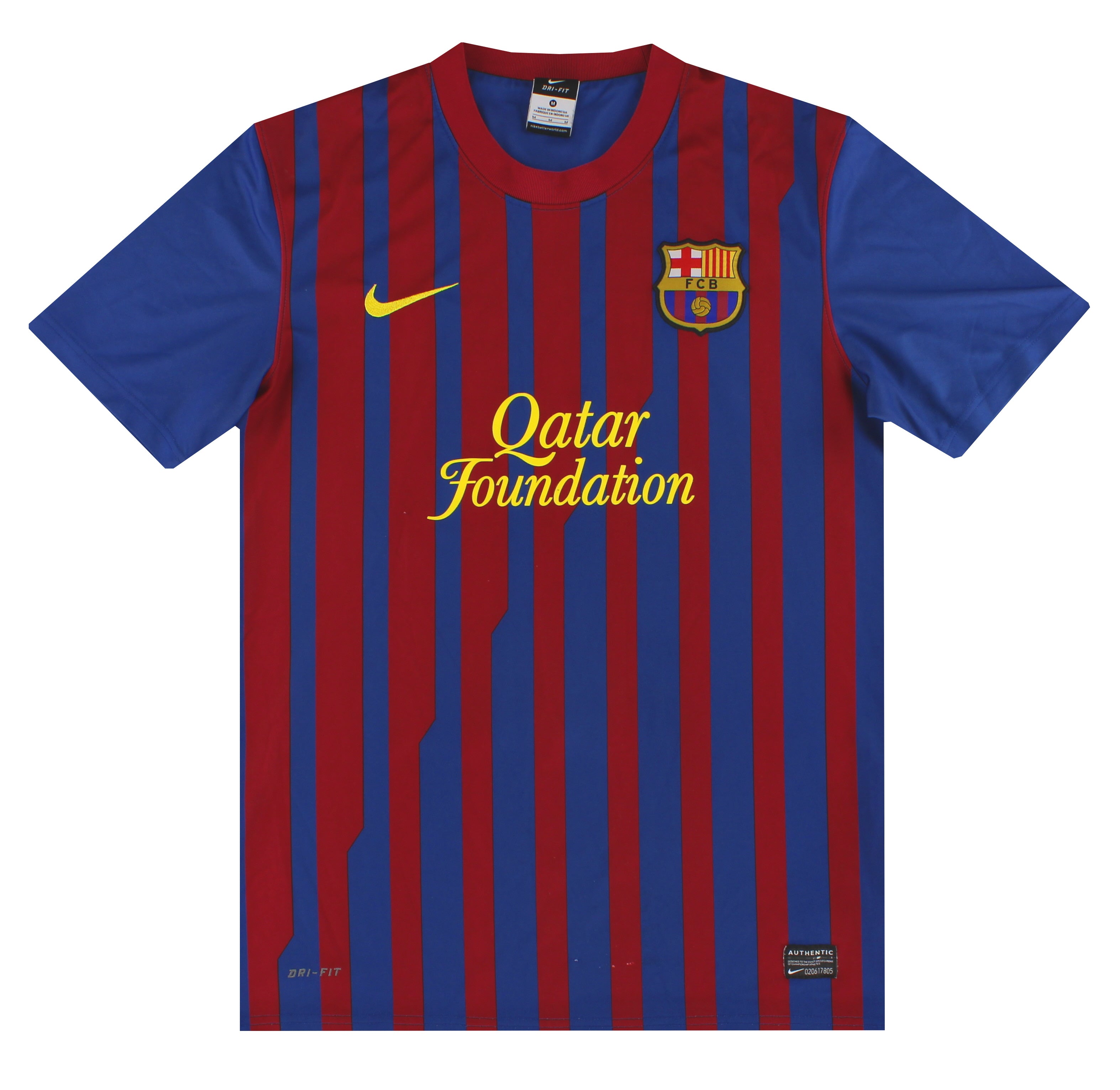 2011-12 Barcelona Nike Basic Home Shirt M