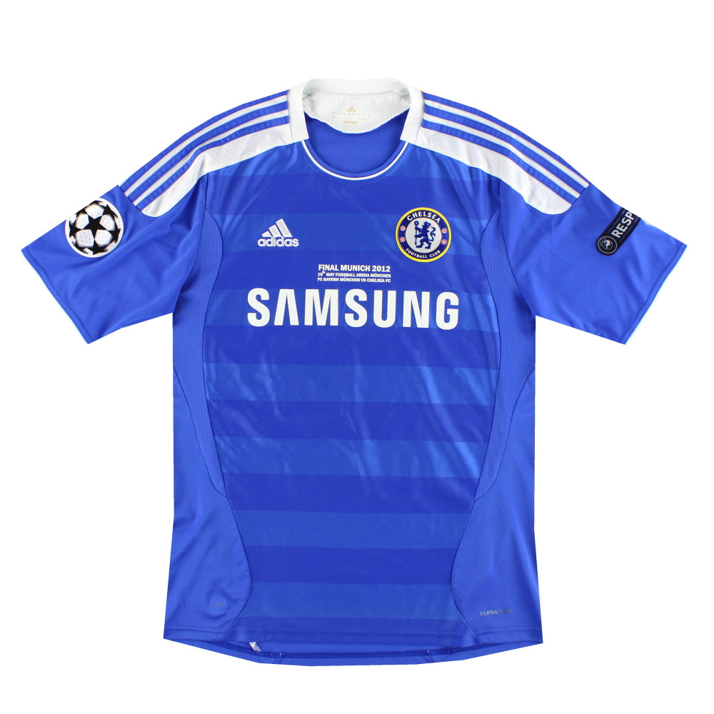 2011-12 Chelsea adidas 'CL Final' Home Shirt Drogba #11 M V13927