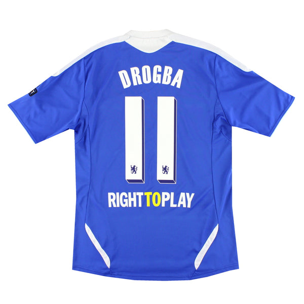 2011-12 Chelsea adidas 'CL Final' Home Shirt Drogba #11 M V13927