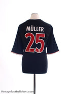 2011-13 Bayern Munich Away Shirt Muller #25 XL Football Shirt