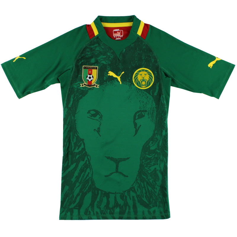 2011-13 Cameroon Puma Player Issue Home Shirt *As New* M Football Shirt