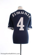 2011-13 Dinamo Zagreb European Shirt Simunic #4 XXL Football Shirt