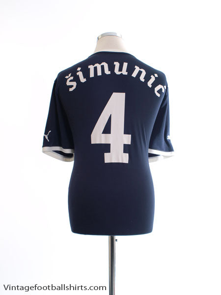 2011-13 Dinamo Zagreb European Shirt Simunic #4 XXL Football Shirt