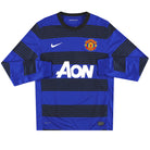 2011-13 Manchester United Nike Away Shirt L/S M.Boys Football Shirt