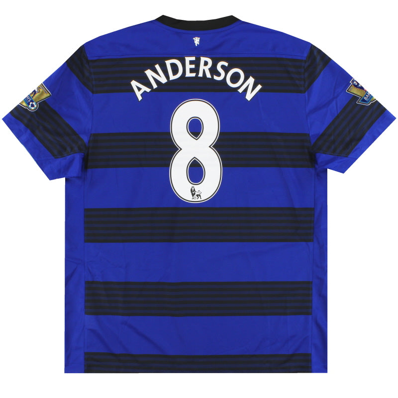 2011-13 Manchester United Nike  Away Shirt Anderson #8 *w/tags* XL Football Shirt