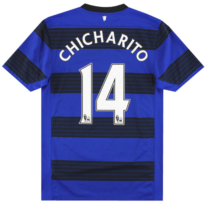 2011-13 Manchester United Nike Away Shirt Chicharito #14 S Football Shirt