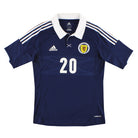 2011-13 Scotland adidas Player Issue Home Shirt #20 M Football Shirt