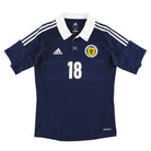 2011-13 Scotland adidas Player Issue Home Shirt #18 M Football Shirt