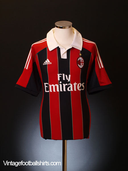 2012-13 AC Milan Home Shirt El Shaarawy #92 M | Vintage Football