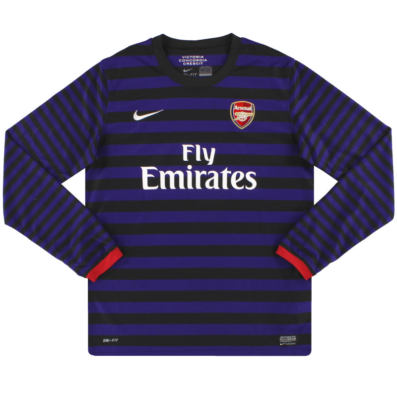 2012-13 Arsenal Nike Away Shirt L/S M Football Shirt