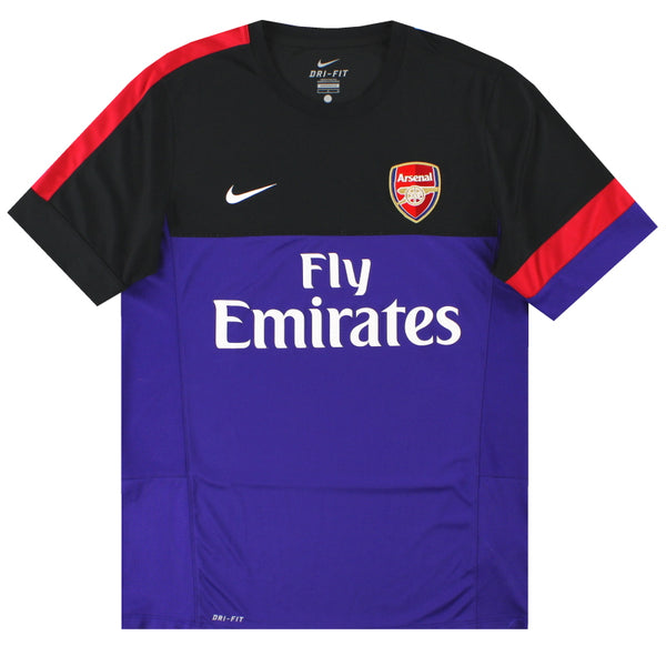 2012-13 Arsenal Nike Training Shirt L 477754-547 | Vintage