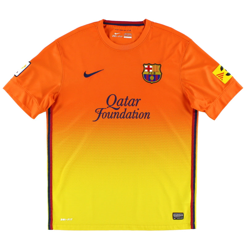 2012-13 Barcelona Away Shirt S Football Shirt