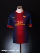 2012-13 Barcelona Home Shirt *As new* XL.Boys Football Shirt