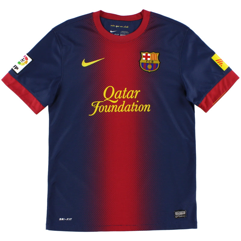 FC Barcelona DRI-FIT Fàbregas 4 S 2012-13 Barcelona Home Shirt Fabregas #4 S 478323-410 | Vintage