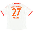 2012-13 Bayern Munich Away Shirt Alaba #27 XL Football Shirt