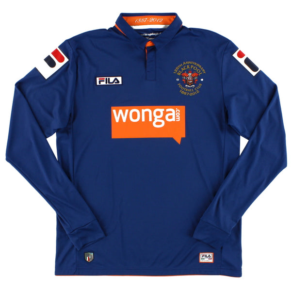 2012-13 Blackpool Fila '125th Anniversary' Third Shirt L/S *Mint