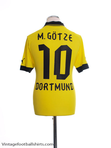2012-13 Borussia Dortmund Home Shirt M.Gotze #10 M Football Shirt